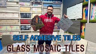 Want to install? Self adhesive glass mosaic tiles|| Then Must watch this video #selfadhesive