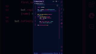 Telegram Bot Making | Python | Telebot module | Speed Code. #python #telegrambot #codingtutorials