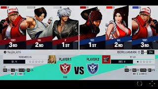 THE KING OF FIGHTERS XV 対決 バイス、不知火舞、テリー・ボガード