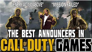 BEST ANNOUNCERS IN CALL OF DUTY GAMES!