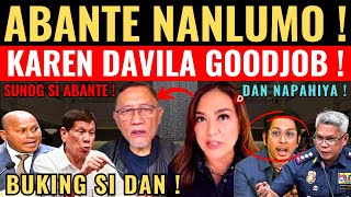 KAREN DAVILA SINUNOG SI ABANTE SA INTERVIEW! BUKING SI DAN FERNANDEZ! DUTERTE SASAMPA NA! GRIJALDO !