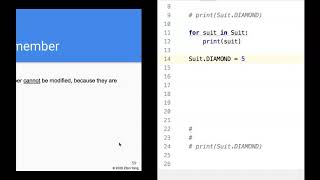 CS3B, Week 1, Python enum