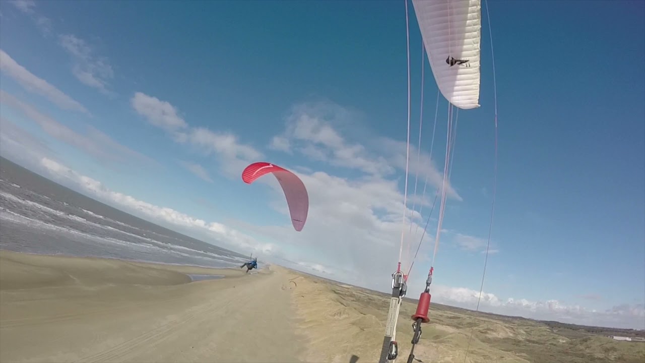 Paragliding Wijk Aan Zee Met Paragliding Holland - YouTube