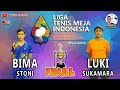 FINAL : BIMA 🆚 LUKI 🏓 LIGA TENIS MEJA INDONESIA - JAKARTA, 2 Okt' 2022