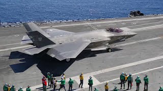 US Dangerously Launching Fully Armed F-35C in Middle of the Ocean