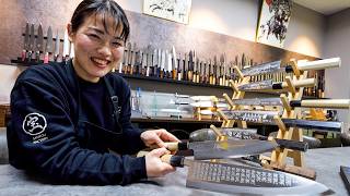 One-of-a-Kind Designs Only She Can Create! The Astonishing World of a Female Sakai Knife Artisan