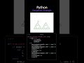 Sierpinski Triangle Fractal: The Power of Recursion | Python | turtle