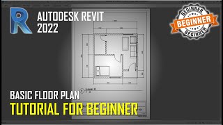 AutoDesk Revit 2022 Basic Floor Plan Tutorial For Beginner