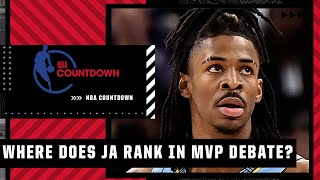 Ja Morant's 3rd or 4th in the MVP conversation - Jalen Rose | NBA Countdown