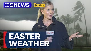 Easter long weekend weather alert | 9 News Australia
