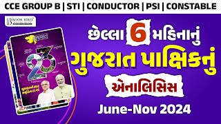 છેલ્લા 6 મહિનાનું | ગુજરાત પાક્ષિકનું એનાલિસિસ | June-Nov 2024 | Current Affairs | Book Bird