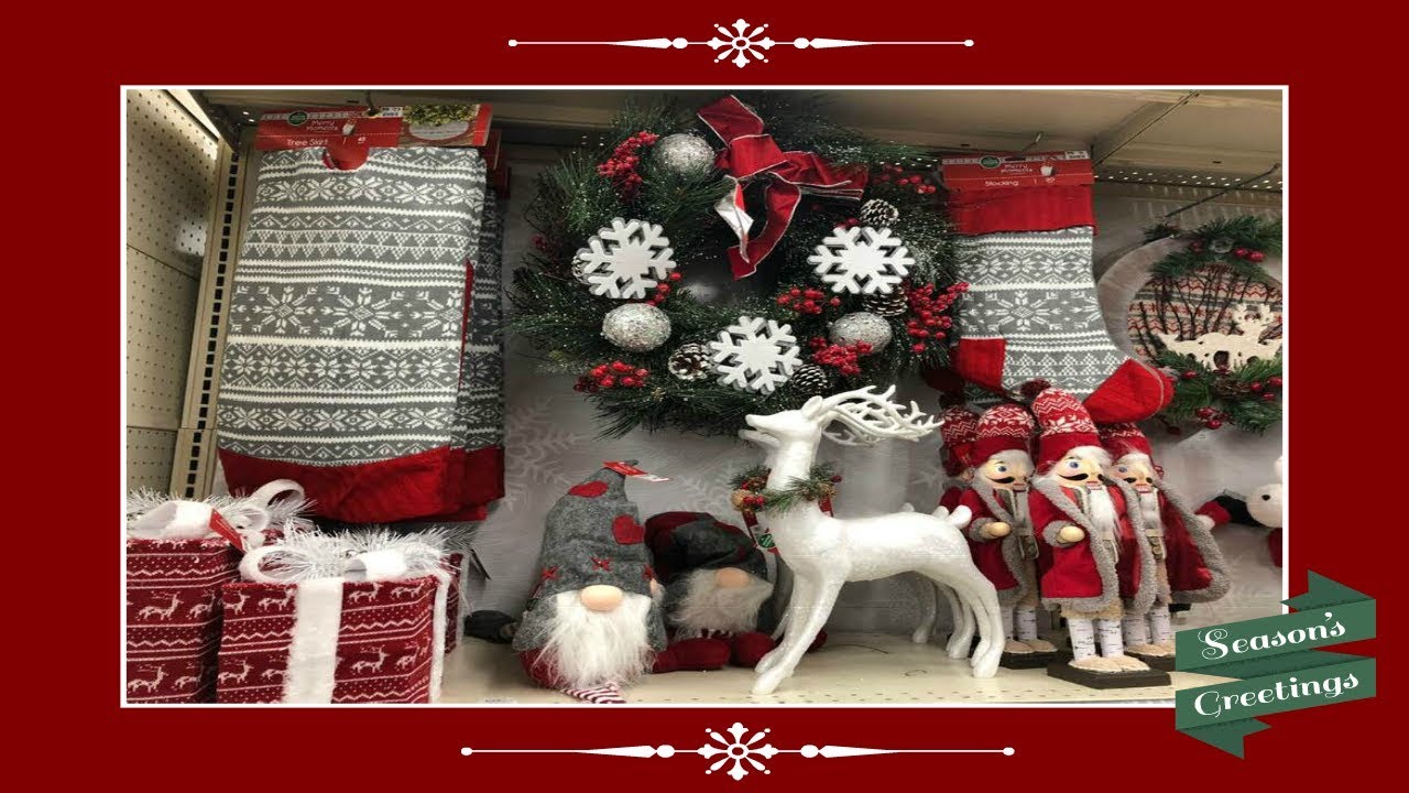 Shop With Me Christmas Home Decor At Big Lots! 2018 - YouTube