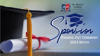 SPONSION 2023 | Passing out Ceremony | St. Albert's College | Sept 15 | Afternoon Session (1:00 pm)