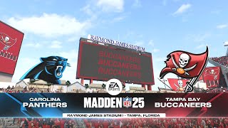 Madden NFL 25 - Carolina Panthers Vs Tampa Bay Buccaneers Week 17 (Quick Presentation) Simulation