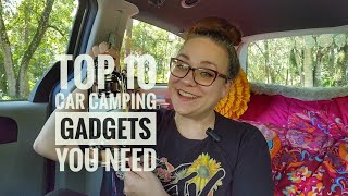 TOP TEN Affordable Vanlife Gadgets You Need To Have for Car Camping!