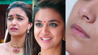 Keerthi Suresh face Closeup 4k full screen