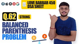 Valid Parentheses (Leetcode 20) - Easy (Hindi)