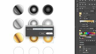 LESSON 3 - HOW TO RENDER THE MAIN PRECIOUS METAL COLORS IN ILLUSTRATOR