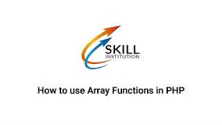 How to use Array Functions in PHP | PHP Tutorial