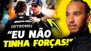 HAMILTON ABRE O JOGO SOBRE SENTIMENTOS APÓS PERDER O TÍTULO PARA VERSTAPPEN | FÓRMULA 1 | GP EM CASA