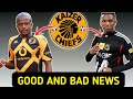 Good And Bad News To Mofokeng And Duba | Chiefs And Pirates