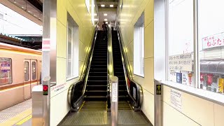 1Xエスカレーター　西武池袋線 保谷駅