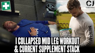 I COLLAPSED MID LEG WORKOUT! LBD EP6