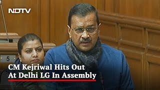 Arvind Kejriwal's Assembly Address On Row With Centre Over Teachers' Trip