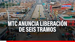 🔴🔵MTC anuncia liberación de seis tramos en la Av. Nicolás Ayllón cerrado por Línea 2 del Metro