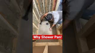 Why prefab shower pans are awesome! #shorts #youtubeshorts #diy