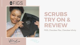 Curvy Petite Scrubs Try On \u0026 Review | FIGS Scrubs | Cherokee Infinity | Cherokee iFlex