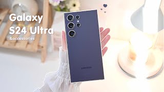 Samsung Galaxy S24 Ultra 💜Leica sofort 2📷 Set up 💕accessories✏️Lamy S Pen💫Genshin