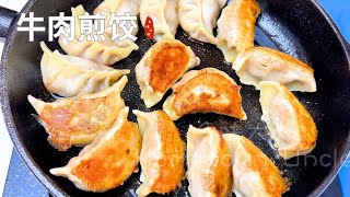 Beef Fried Dumplings / Golden and Crispy!