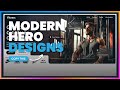How to Create a Modern Hero Section with HTML CSS