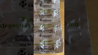 Obat Penambah Nafsu Makan Tracetate (Megestrol Acetate 160 mg) #anorexie #anorexia #shorts