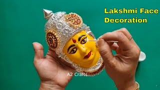 Lakshmi face Decoration || Silver Face Decoration for Pooja