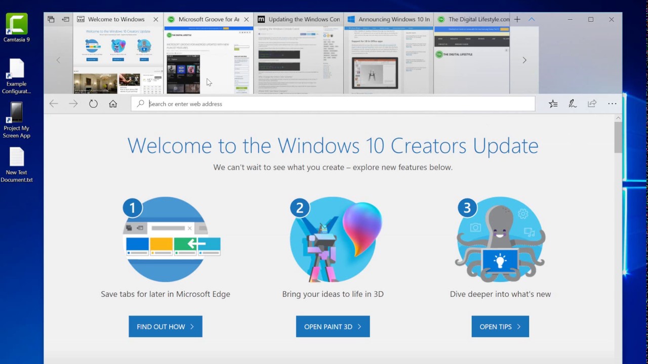 Whats New In Windows 10s Fall Creators Update Available