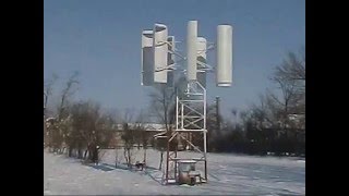 Homemade Vertical Wind Turbine, 7 kW - 5Kw vertical wind turbine