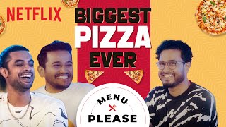 The Biggest Pizza Pt. 1 ft. Tovino Thomas, Basil Joseph & Abish Mathew | Menu Please | Minnal Murali