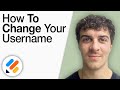 How to Change Your Jotform Username [2025 Full Guide]