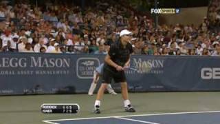 Washington SF 2009 - Roddick vs Isner (End of match)