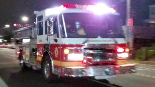 PFD Engine 14, Ladder 15 Responding (EQ,Horn,Spare)