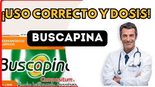 💊 BUSCAPINA COMPUESTA (DOSIS) 🤷‍♂️para que SIRVE y COMO tomar (Efectos Secundarios).