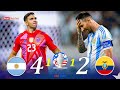 Argentina 1-1(4-2) Ecuador Copa America 2024 Quarter Final Extended Highlights + PENALTIES Full HD