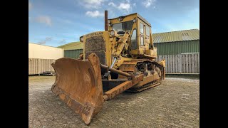 Caterpillar D7G 1980 bulldozer with ripper demonstration