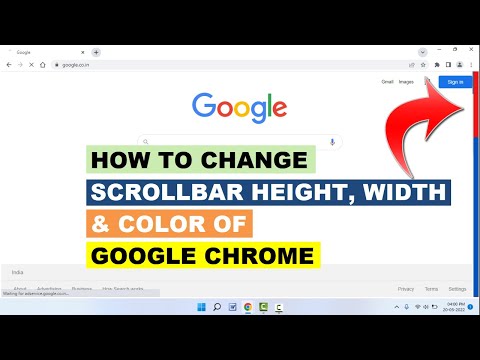Как настроить полосу прокрутки в браузере Google Chrome | Windows