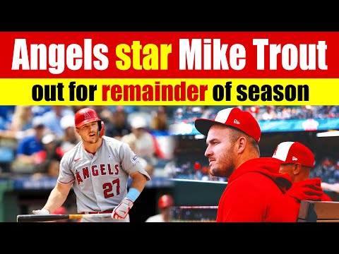 Los Angeles Angels star Mike Trout out for the season with meniscus tear