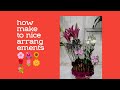 how make to flowers🌸🌺🌻🌹🌷🌼💐 arrangements