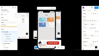 Mobile Apps design in figma | how to design the product page  of banking app in figma