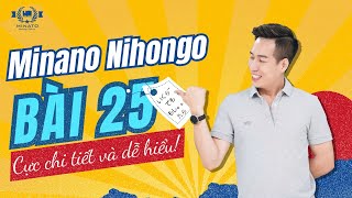 Ngữ pháp Minna 1 - Bài 25 - Học Tiếng Nhật Minna No Nihongo 1 | Học tiếng nhật cơ bản N5 miễn phí